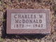  Charles W McDonald
