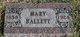  Mary Ann <I>Booth</I> Hallett