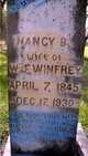  Nancy Burchett “Nannie” <I>Grider</I> Winfrey