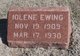  Iolene <I>Ewing</I> Wesley