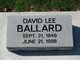  David Lee “Dave” Ballard