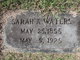  Sarah Angeline “Sally” <I>Walker</I> Waters
