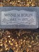  Minnie May <I>Franklin</I> Berlin