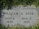  William A Rice