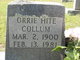  Orrie Gertrude <I>Hite</I> Collum