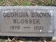  Georgia Pauline <I>Brown</I> Blosser