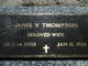  Janis <I>Viviano</I> Thompson