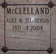  Alice Marie <I>Stephenson</I> McClelland