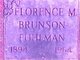  Florence Margauerite <I>Brunson</I> Fuhlman