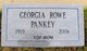  Georgia A. <I>Rowe</I> Pankey