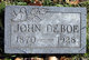  John De Boe