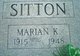  Marian K. Sitton