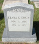  Clara <I>Gilbert</I> Swain