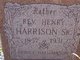 Rev Henry Harrison Sr.