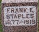  Frank E. Staples