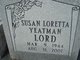  Susan Loretta <I>Yeatman</I> Lord