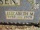  Elizabeth Margaret “Lizzie” <I>Opel</I> Theisen