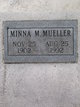  Minna Marie <I>Brown</I> Mueller