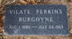  Vilate Bunney <I>Perkins</I> Burgoyne