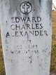  Edward Charles Alexander