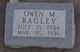  Owen Mondell Bagley