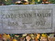  Clyde Elvin Taylor