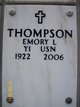  Emory Lassiter “Johnny” Thompson