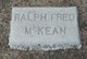 Ralph Fred McKean