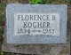  Florence B. <I>Lenhart</I> Kocher