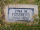  Zina <I>Widdison</I> Forsberg
