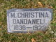  M. Christina “Christina Margaret” Dandanell