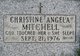  Christine Angela Mitchell