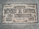  Minnie Rebecka <I>Strohecker</I> Snyder