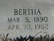  Bertha Louise Cornelia <I>Scarboro</I> Dennis