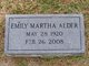  Emily Martha Alder