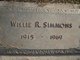  Willie R Simmons