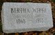 Bertha <I>Kann</I> Wirth