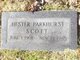  Hester Warren <I>Parkhurst</I> Scott