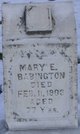  Mary E. <I>Herndon</I> Babington