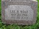  Lee R Wolf