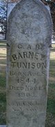  Barnardius “Barney” Tunison