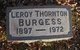  Leroy Thornton Burgess