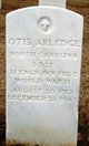 SSGT Otis Arledge