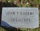  John Thomas Greene