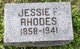  Jessie F <I>Holden</I> Rhodes
