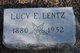  Lucy Elizabeth <I>Thomas</I> Lentz