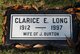  Clarice Elizabeth <I>Cleland</I> Long