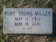  Ruby Corinne <I>Young</I> Miller