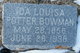  Ida Louise <I>Potter</I> Bowman