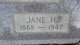  Jane M. “Jennie” <I>Hadden</I> McClelland
